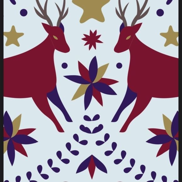 Limited edition modern minimalist Christmas illustration ornament art print set - Picture 11 of 16